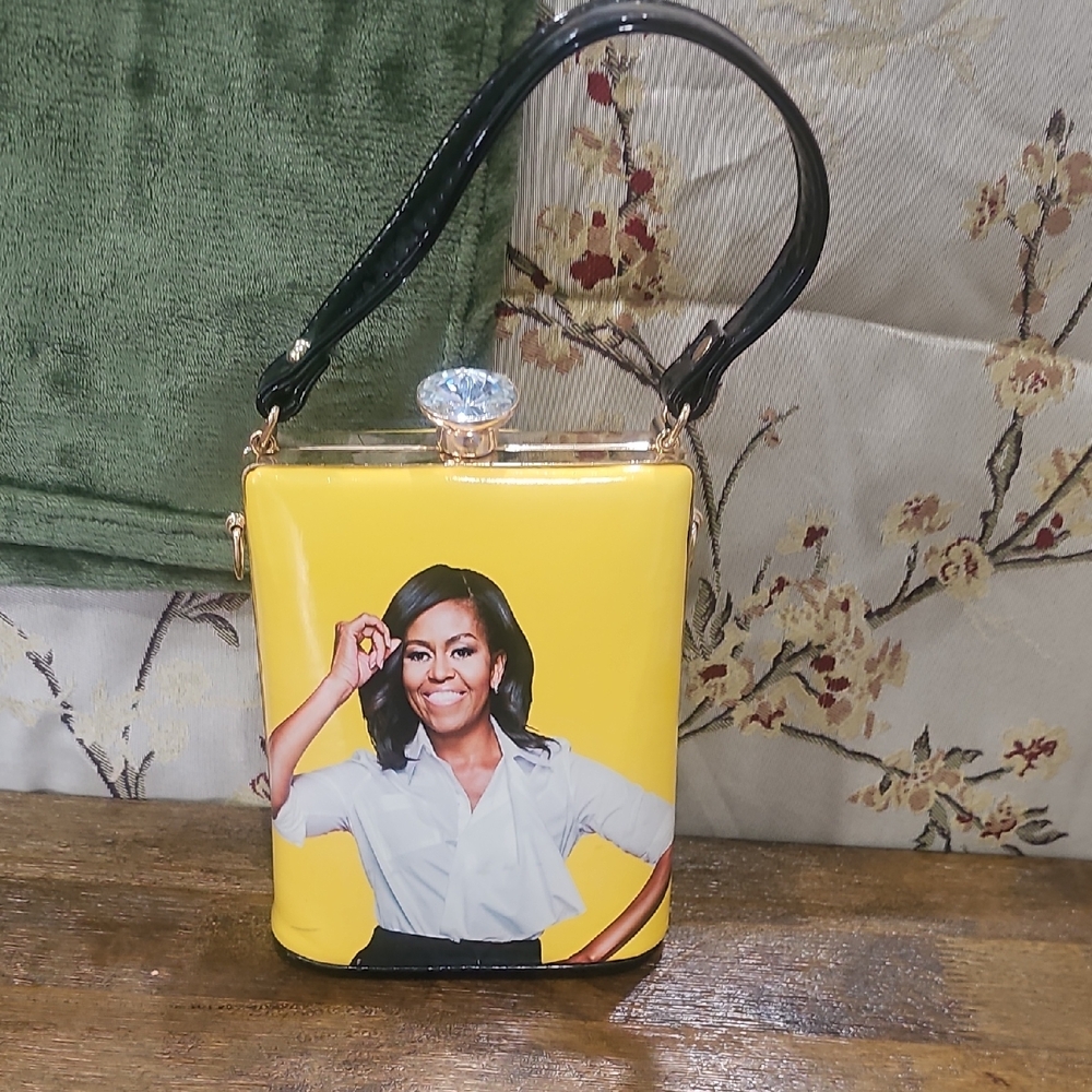 Chic Yellow and Black Mini Bag